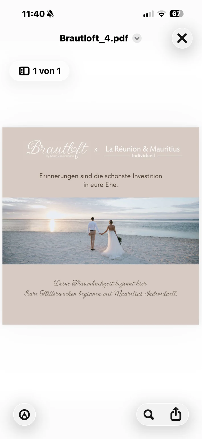 Hochzeitsreise nach Mauritius